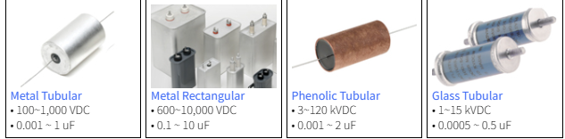 Arizona Capacitors工業應用薄膜電容器 Arizona Capacitors工業應用薄膜電容器