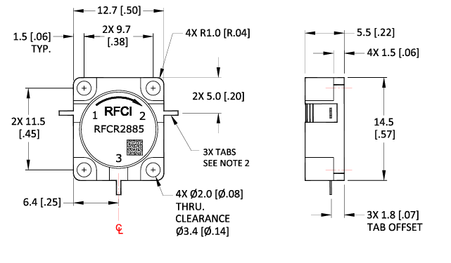RFCR2885同軸環形器 RFCR2885同軸環形器